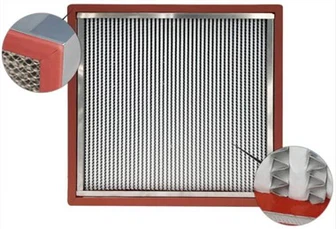 Filtru HEPA rezistent la temperaturi ridicate